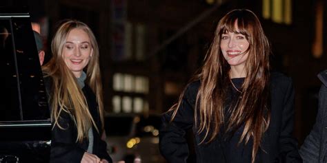 Sophie Turner and Dakota Johnson Go Out to Dinner 